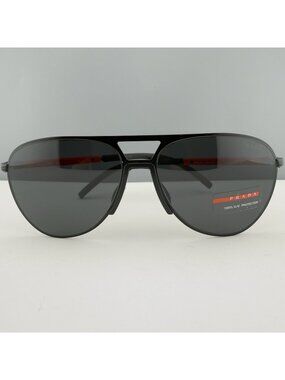 Prada Sport PS51XS Sunglasses Aviator Matte Black 59 15 145 READ
